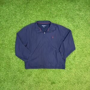 Polo Golf Ralph Lauren Navy Quarter Zip Pullover Jacket Men’s Large